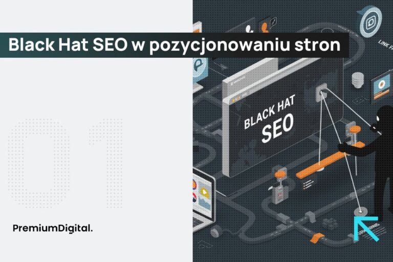 Na zdjęciu koncepcja Black Hat SEO.
