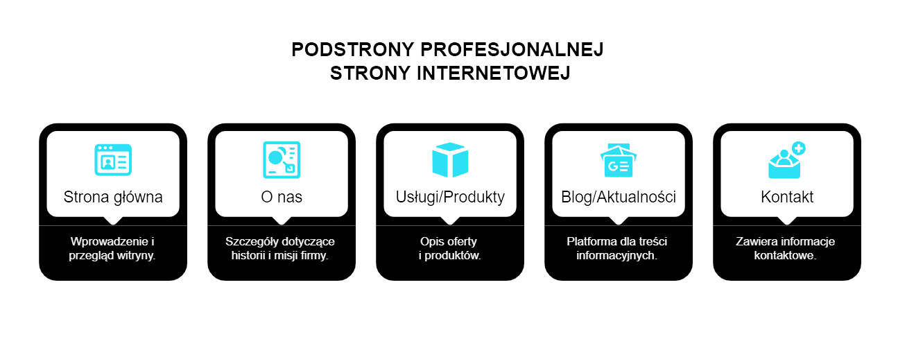 Jakie elementy powinna zawierać profesjonalna strona internetowa?