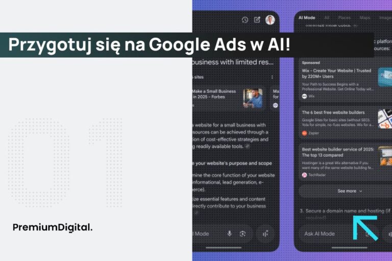 Reklamy Google Ads w AI Overviews i AI Mode coraz bliżej.