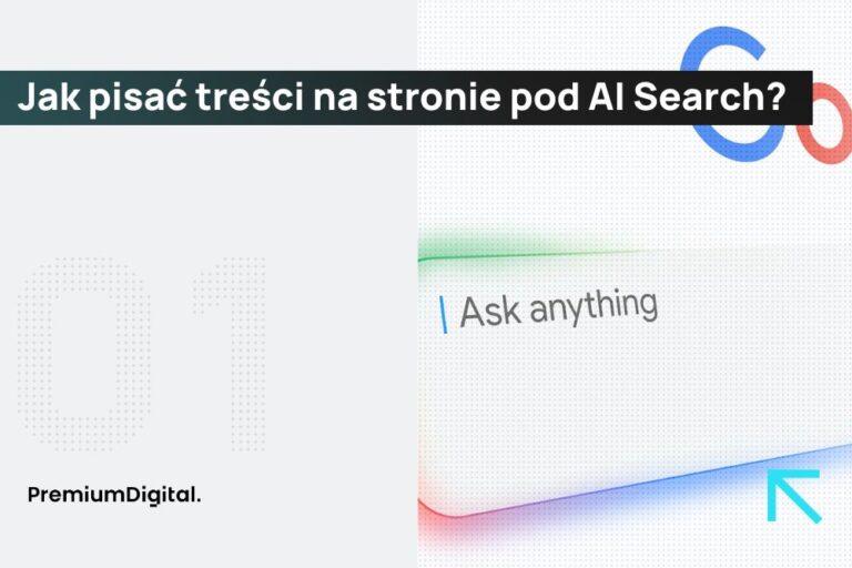 Na zdjęciu koncepcja AI Search.