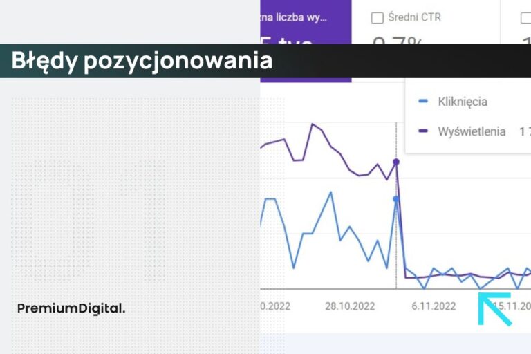 Na zdjęciu błędy pozycjonowania.