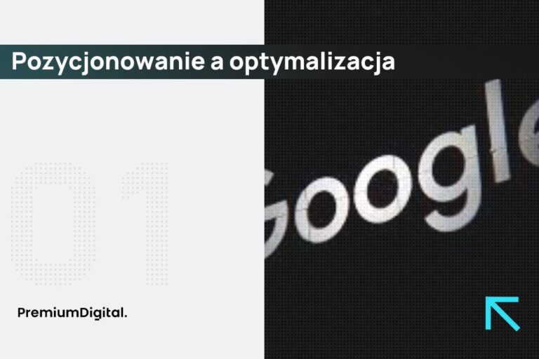 Pozycjonowanie a optymalizacja w wyszukiwarce internetowej.