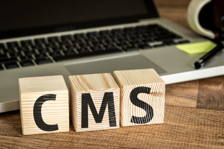 CMS – co to? Na zdjęciu napis CMS.