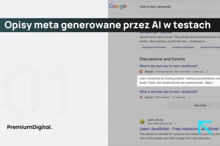 W USA Google testowało Meta Description generowane AI W USA Google testowało Meta Description generowane AI